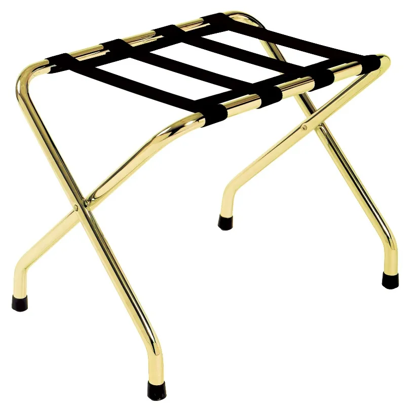 Luggage rack gold colored metal JVD